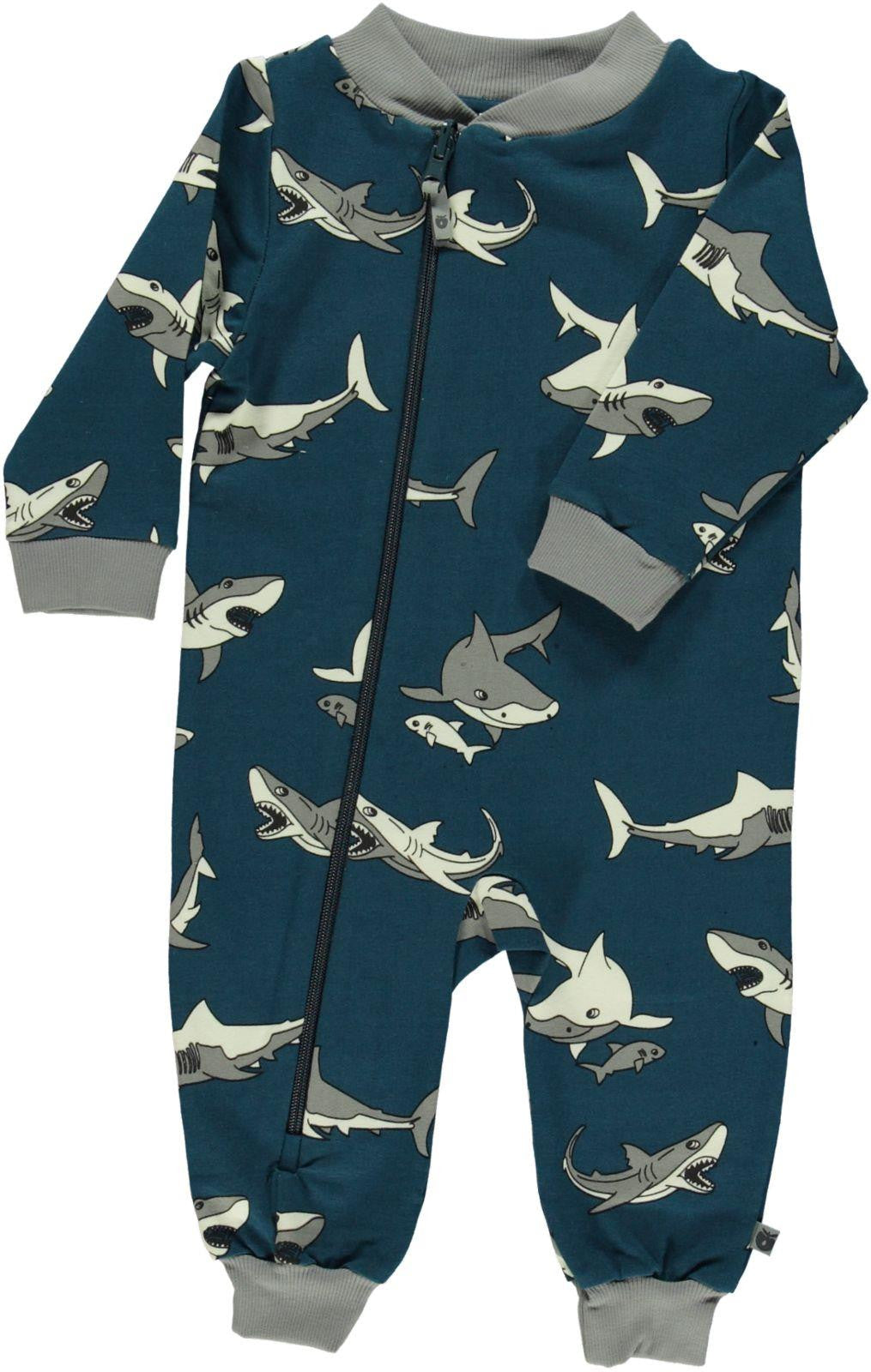Smafolk SweatSuit Shark - Zipsuit Haai