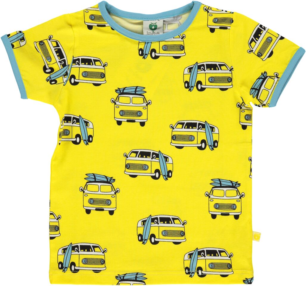 Smafolk T-Shirt Surf Car Yellow Maize