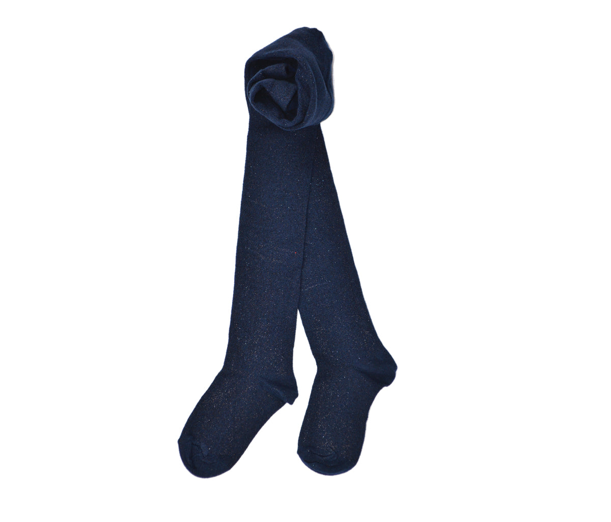 Baba Kidswear Tights Knitwear Lurex Blue - Donkerblauwe Glitter Maillot