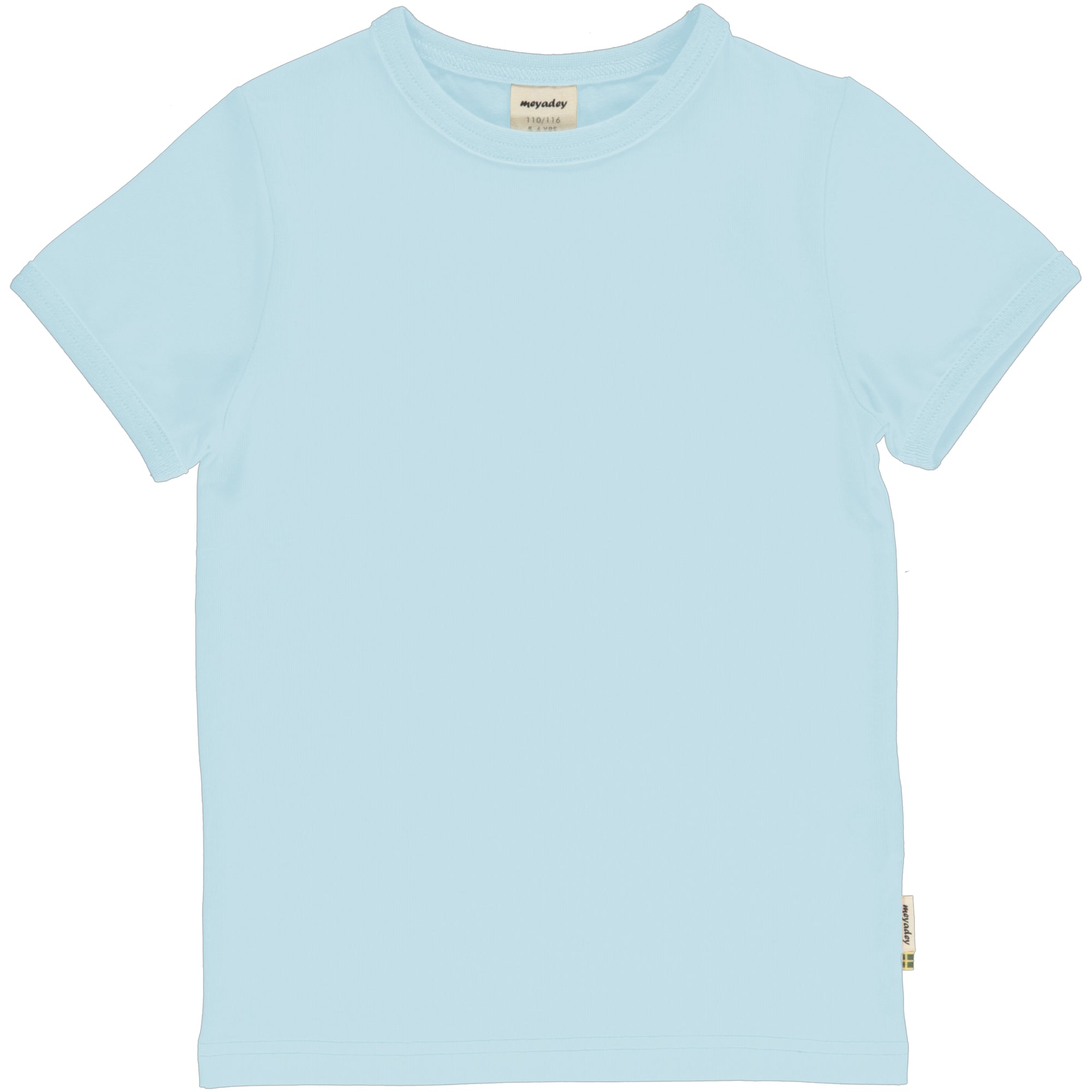 Meyadey - Top SS Solid Blue Soft T-Shirt Zacht Blauw