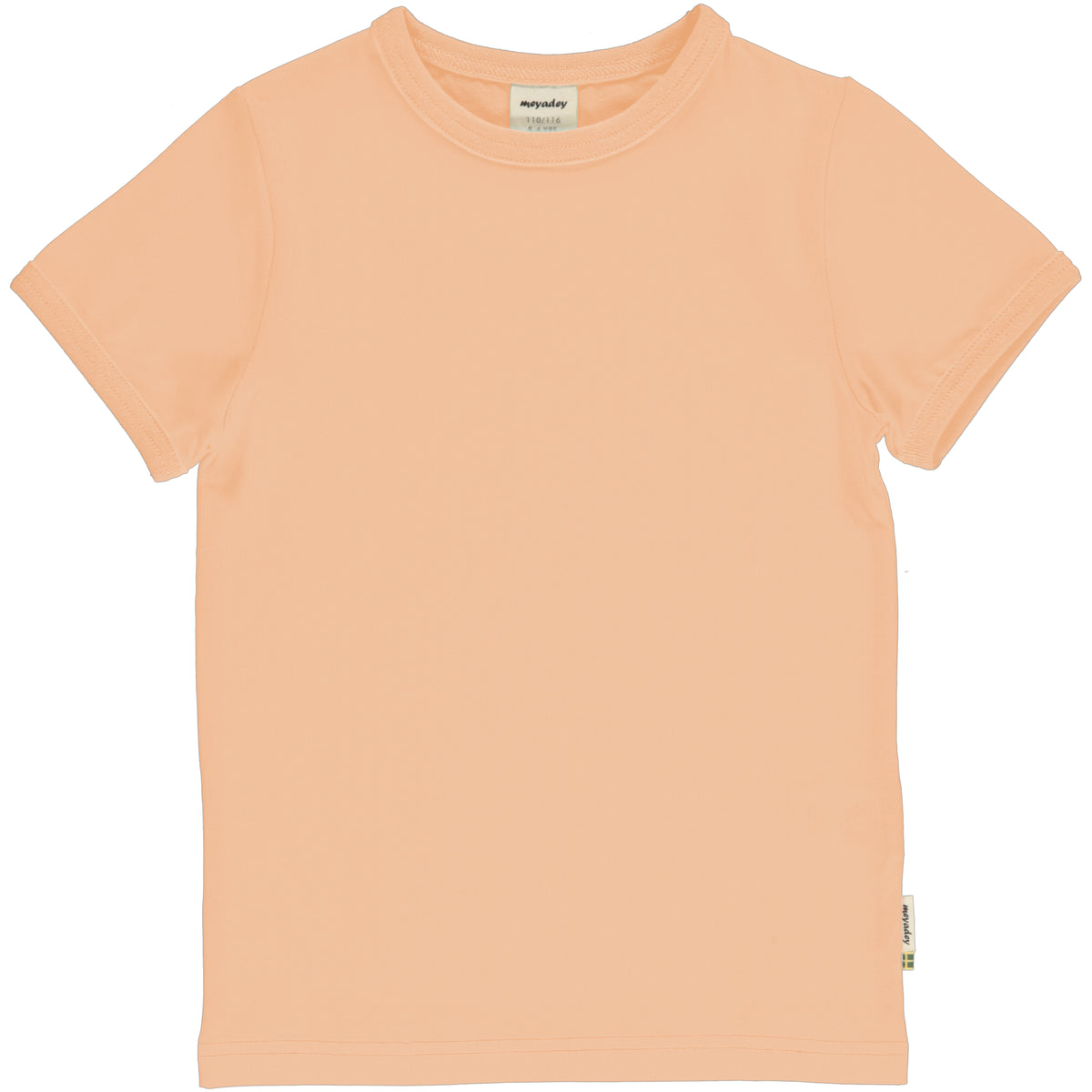 Meyadey - Top SS Solid Orange Soft T-Shirt Zacht Oranje
