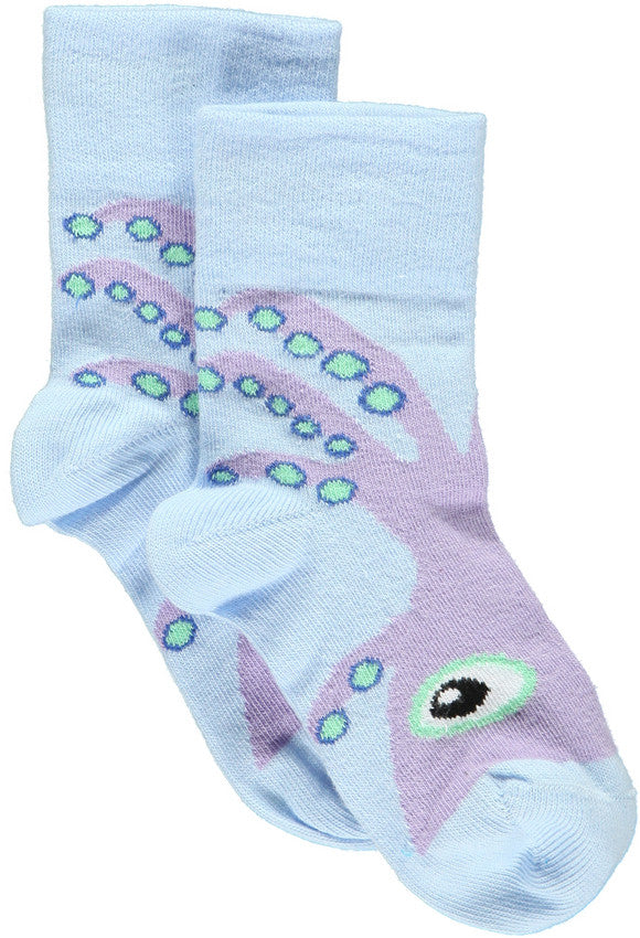 Ubang Kletskous Inktvis Zacht Paars -  Socks Octopus