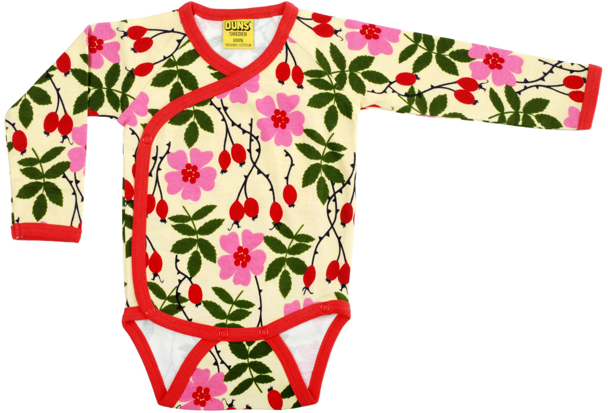 Duns Sweden - Wrap Body Rosehip Kimono/Overslag Romper Rozenbottel