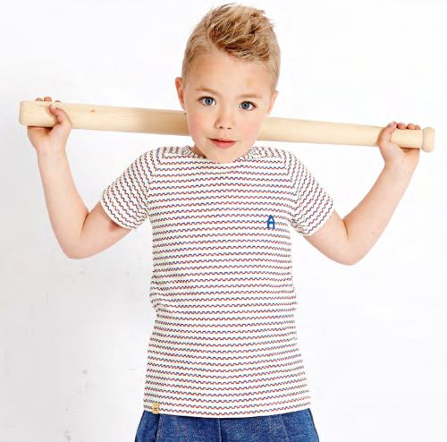 Albababy - Eddy T - Blue/Red Striped