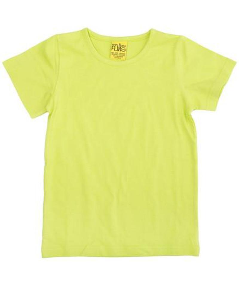 More Than A Fling T Shirt Lime - Limoen Groen