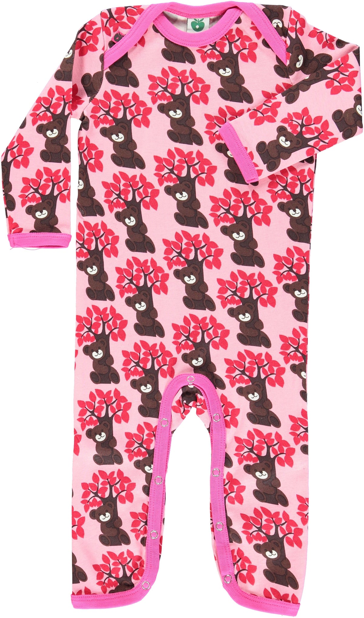 Smafolk Jumpsuit Pink Tree &amp; Bear