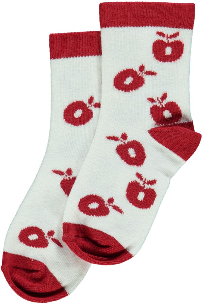 Smafolk Socks Apple Red - Sokken Appel Rood