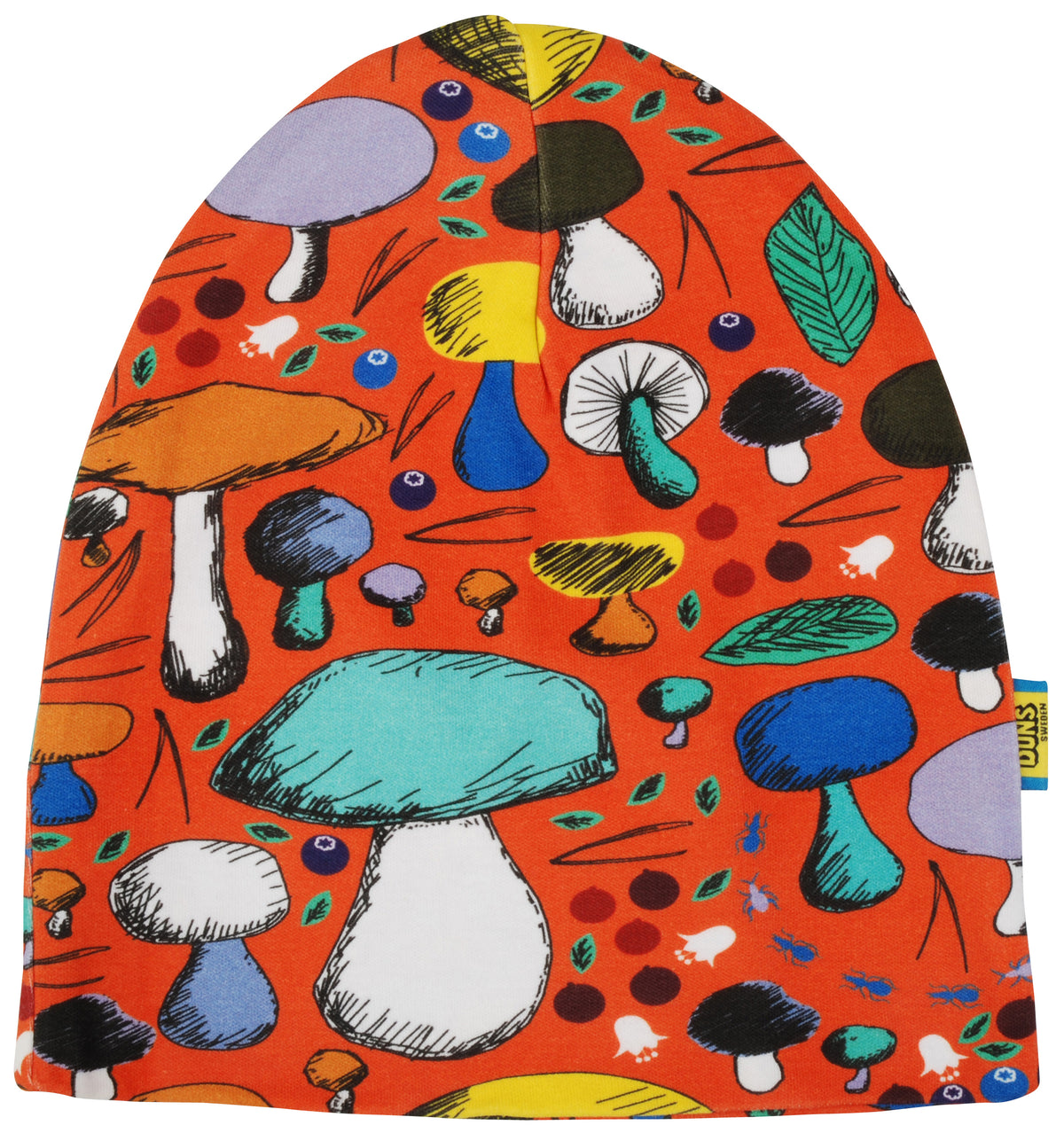 Duns Sweden - Double Layer Hat Mushroom Forest Dark Orange - Dubbellaags muts Paddenstoelen