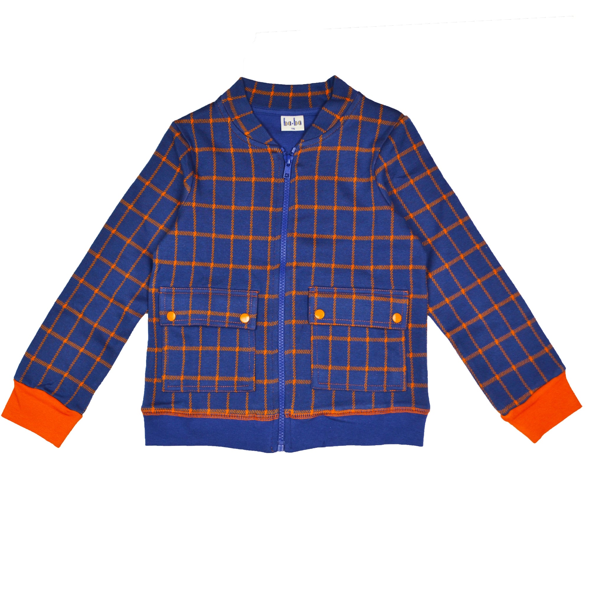 Baba Kidswear - Bomber jacket Punto di Milano Check