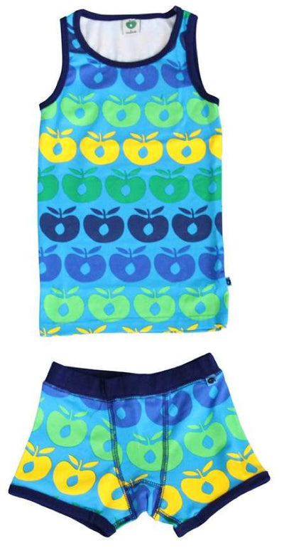 Smafolk - Ondergoed appels - Set boxer en hemd