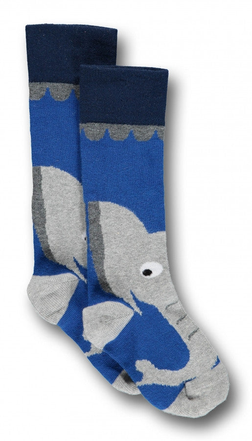 Ubang Socks Elephant Blue - Kletskous Olifant Blauw
